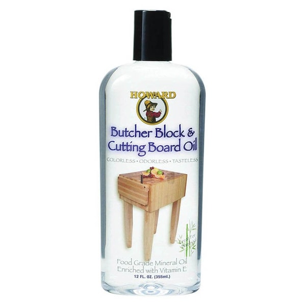 Howard 12 Oz BBB012 Butcher Butcher Block & Cutting Board Oil BBB012 - main